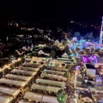 Blick vom Riesenrad über den Wurstmarkt Blick vom Riesenrad über den Wurstmarkt