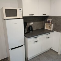 Voll ausgestattete Küche, Kühlschrank, Gefrierfach, Toaster, Wasserkocher, Kaffeemaschine, ..